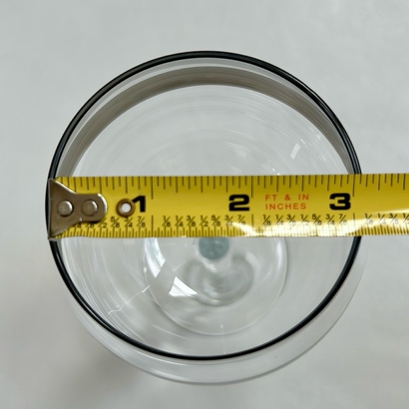 Silver Band Wine Glasses Set of 4 - Picture 7 of 7